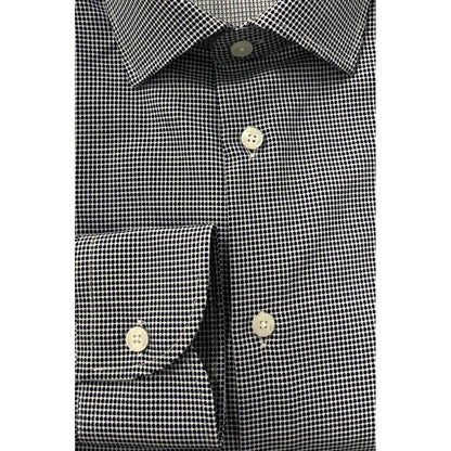 Baldinini Trend Blue Cotton Men Shirt
