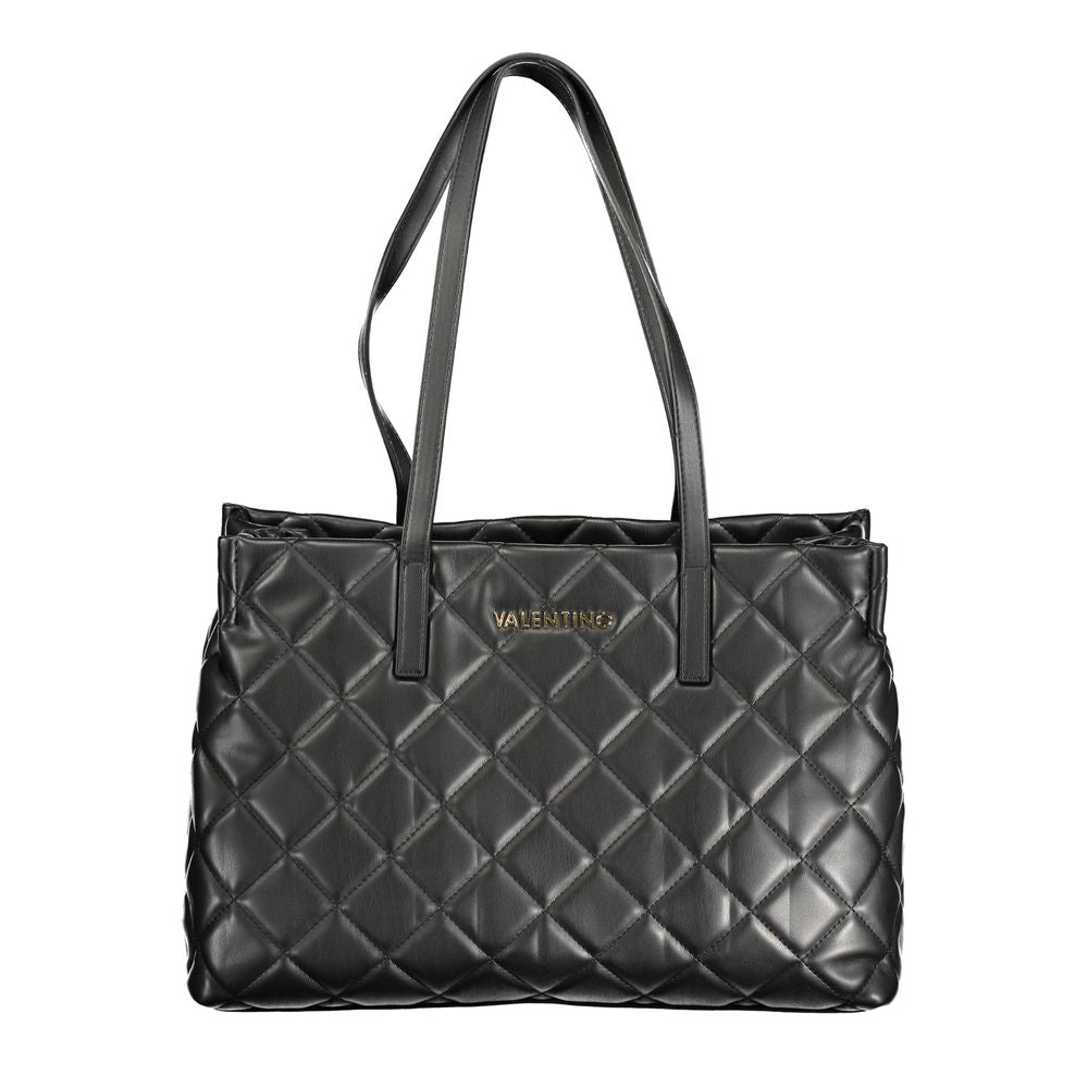 Mario Valentino Nero Poliuretano Woman Shoulder Bag