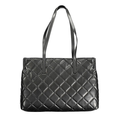 Mario Valentino Nero Poliuretano Woman Shoulder Bag
