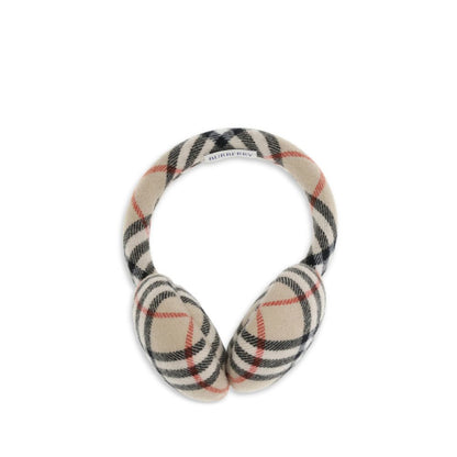 Burberry Beige Wool Ear Muffs