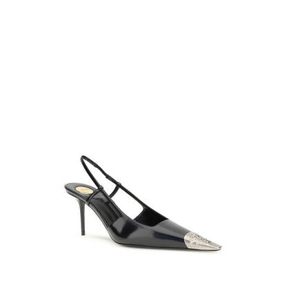 Saint Laurent Black Leather Pumps