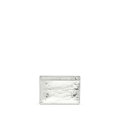 Margiela Silver Leather Wallet