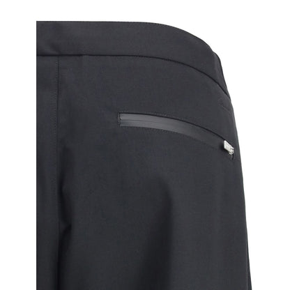 LAMINAR Black Polyester Dress Pants