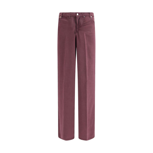 Cruna Purple Tencel Relaxed Fit Jeans