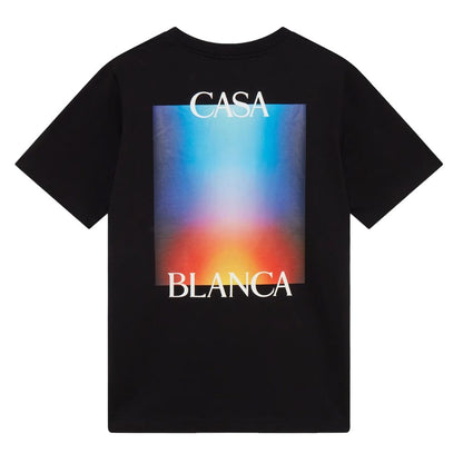 Casablanca Black Cotton T-Shirt
