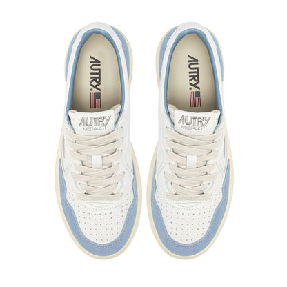 Autry White Leather Low Top Sneakers
