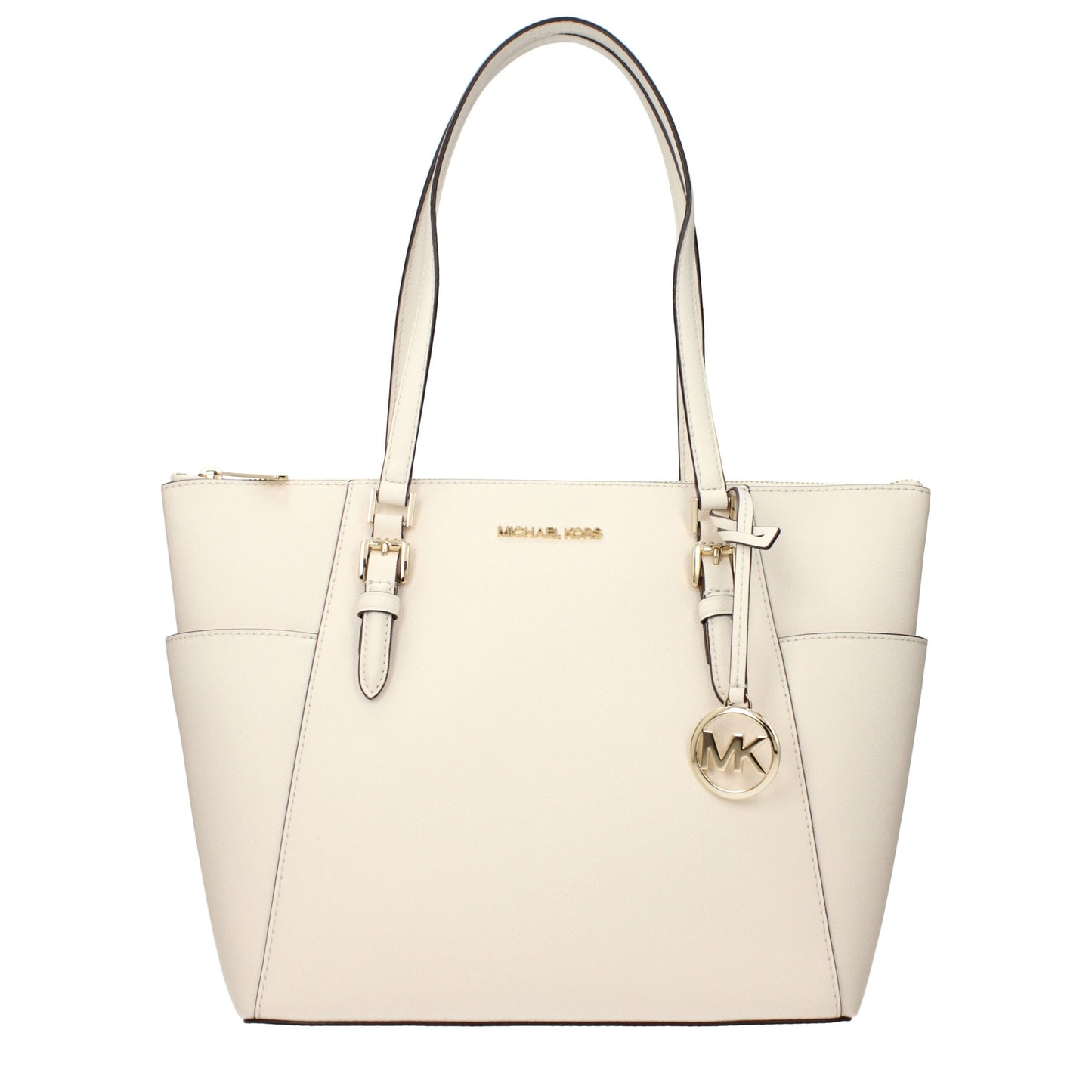 Michael Kors Beige Leather Shoulder Bag