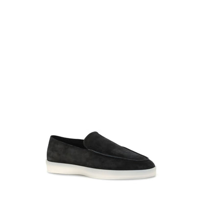 Fear Of God Black Leather Slip-On Loafers