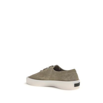 Fear Of God Beige Leather Low Top Sneakers
