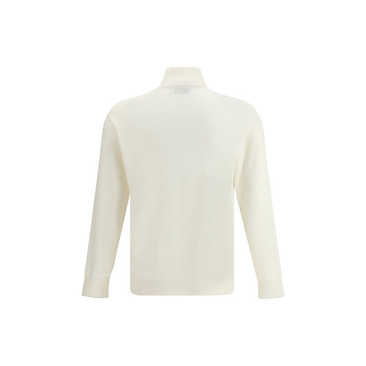 Brunello Cucinelli White Cashmere Cardigan