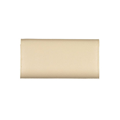 Mario Valentino Beige Polyurethane Women Wallet
