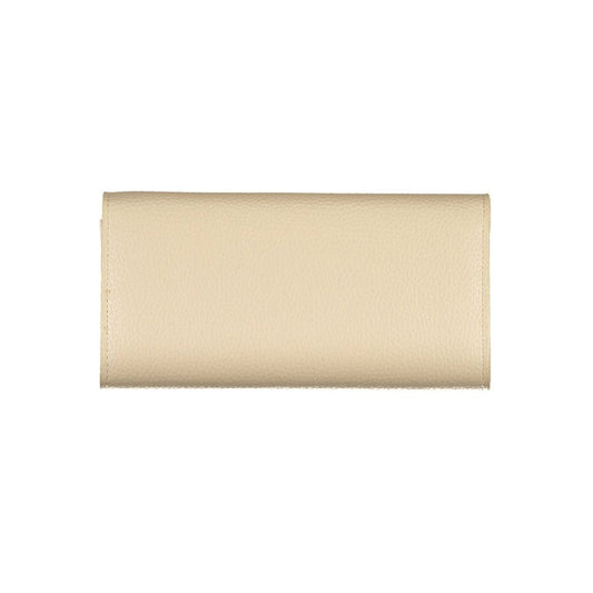 Mario Valentino Beige Polyurethane Women Wallet