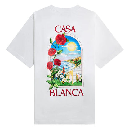 Casablanca White Cotton T-Shirt