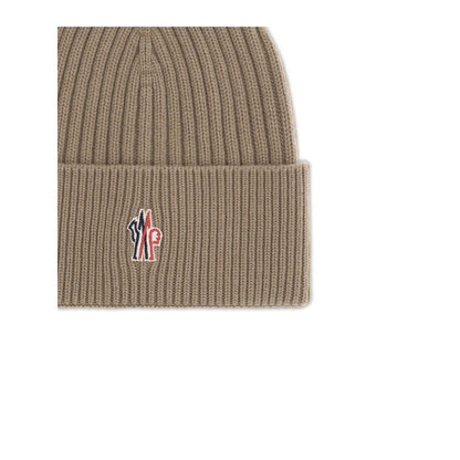 Moncler Grenoble Beige Cashmere Beanie