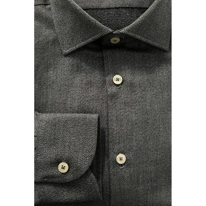 Baldinini Trend Gray Cotton Shirt