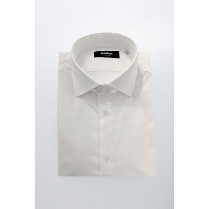 Baldinini Trend White Cotton Shirt