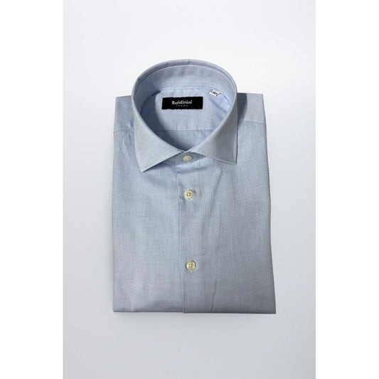 Baldinini Trend Light Blue Cotton Shirt