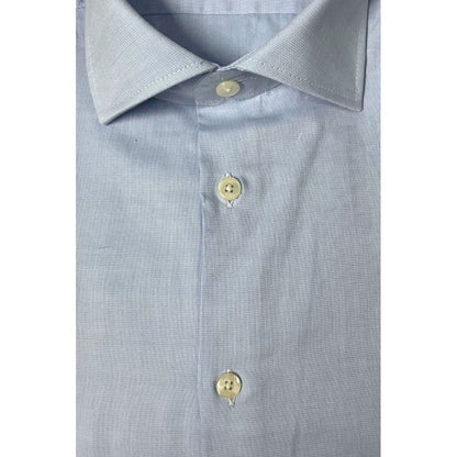 Baldinini Trend Light Blue Cotton Shirt
