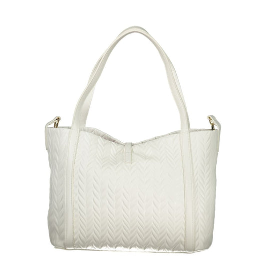 Mario Valentino White Polyethylene Handbag