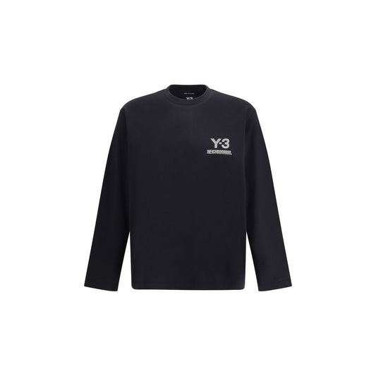 Y-3 Black Cotton Longsleeve Shirt