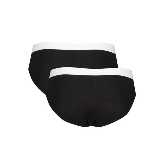 Trussardi Black Cotton Underwear