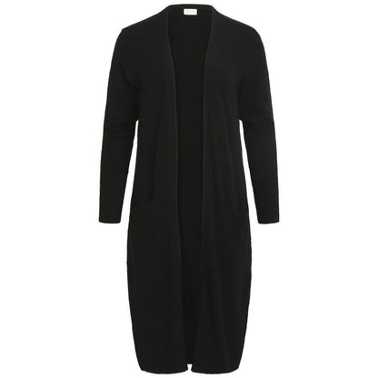 Vila Clothes Black Nylon Cardigan