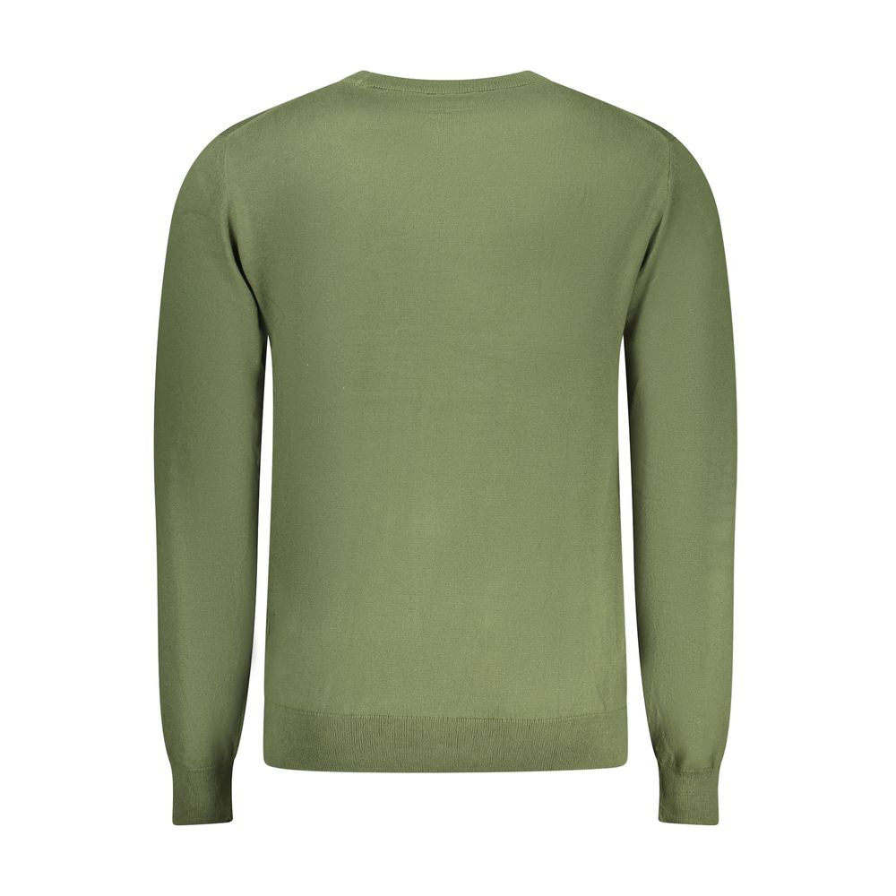 Accademia Militare Green Cotton Men Sweater