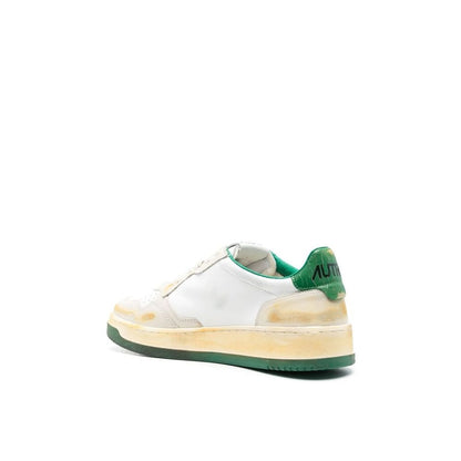 Autry White Leather Low Top Sneakers