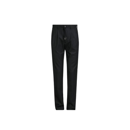 Herno Black Elastane Casual Pants