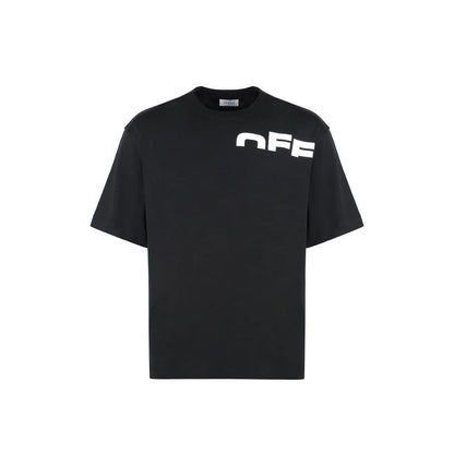 Off-White Black Cotton T-Shirt