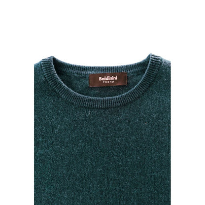 Baldinini Trend Green Cashmere Men Sweater