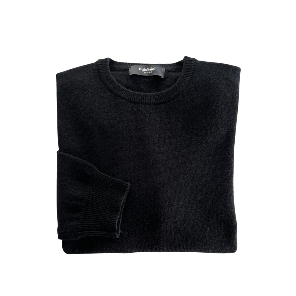 Baldinini Trend Black Cashmere Men Sweater