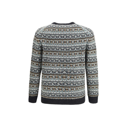 Brooksfield Multicolor Wool Sweatshirt