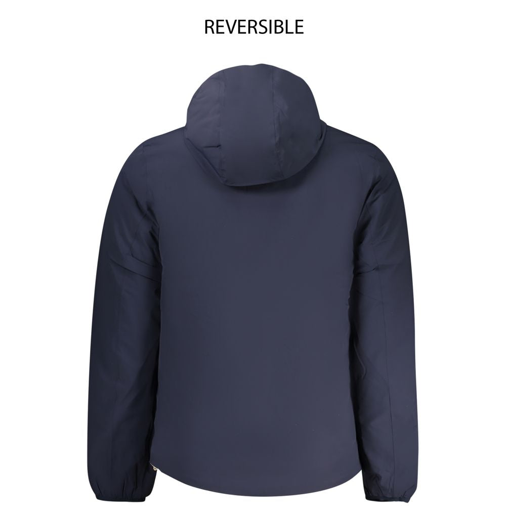 K-WAY Blue Nylon Jackets & Coat