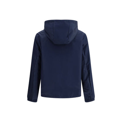 Fendi Blue Polyester Shell Jacket