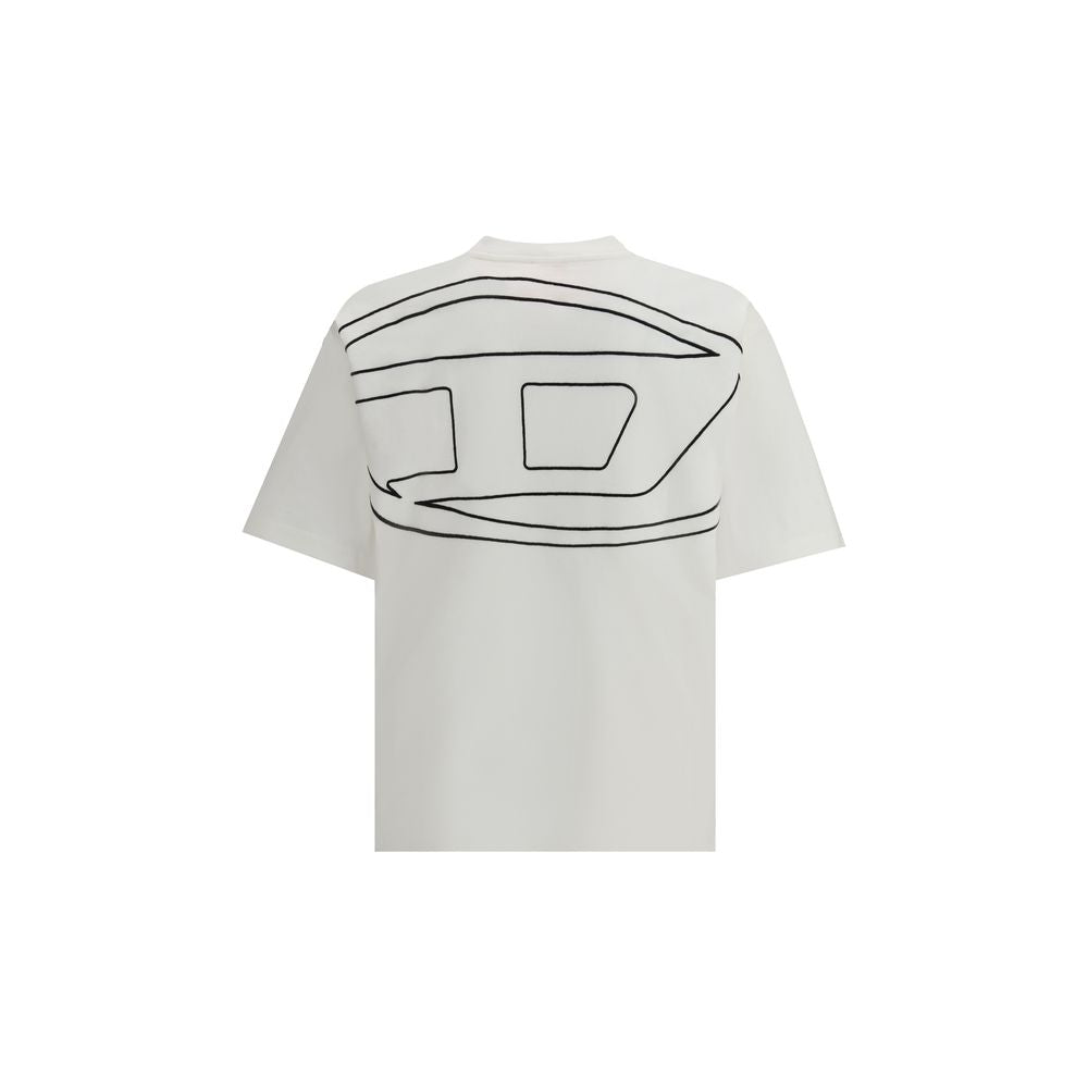Diesel White Cotton T-Shirt
