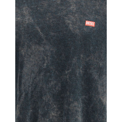 Diesel Black Cotton T-Shirt