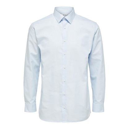 Selected Blue Cotton Dress Shirt