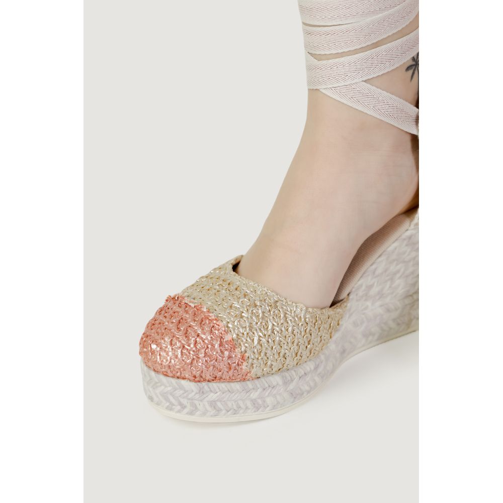 Espadrilles Multicolor Cotton High Heel Pumps