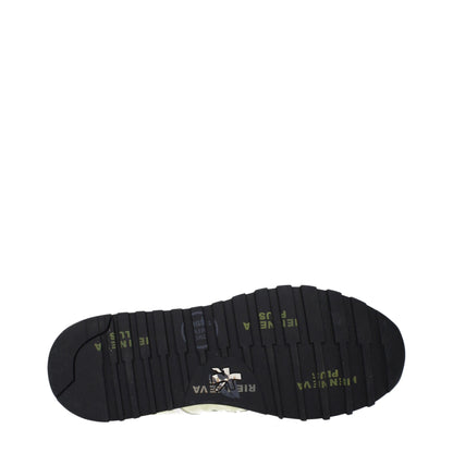 Premiata Green Fabric Sneakers