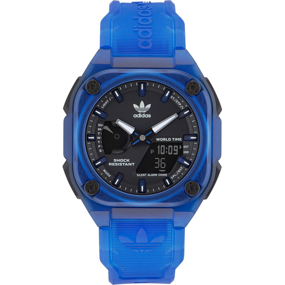 Adidas Blue Rubber Sport Watch