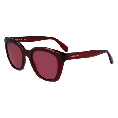 Ferragamo Red Injected Sunglasses