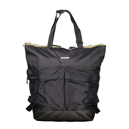 K-WAY Black Polyamide Unisex Backpack