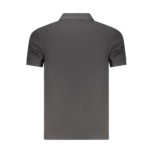 Calvin Klein Black Cotton Polo Shirt
