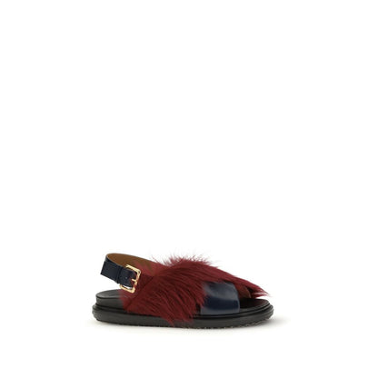 Marni Multicolor Calf Leather Bos Taurus Sandals