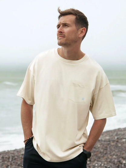 Men's Oversized Pocket T-Shirt Midnight Blue