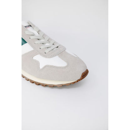 Blauer Gray Leather Athletic Sneakers