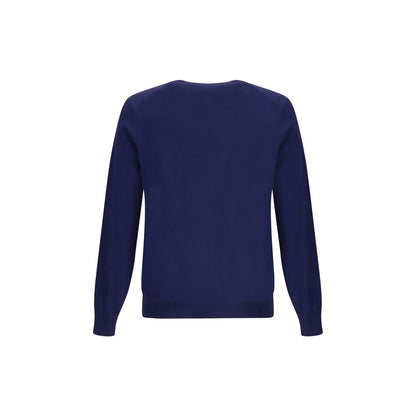 Brunello Cucinelli Blue Wool Oves Aries Sweatshirt