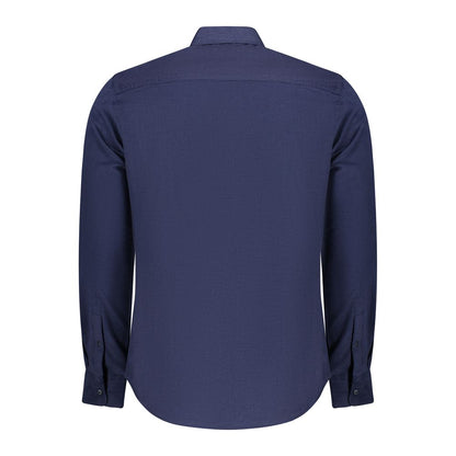 North Sails Blue Cotton Men Shirt