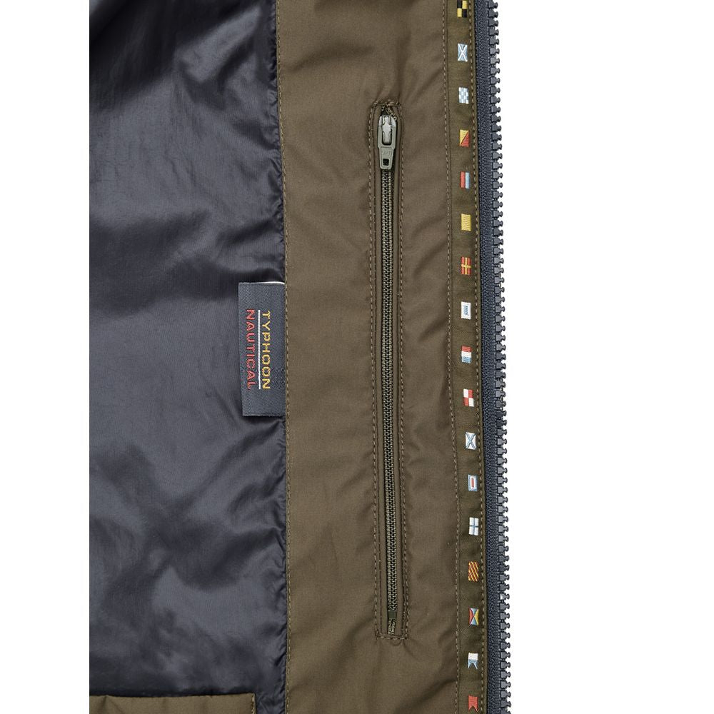 Paul & Shark Green Polyester Sleveless Jacket